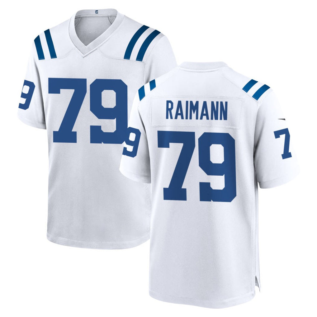 Qdoa IN.Colts #79 Bernhard Raimann Player White Home Game Stitched Jerseys