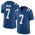 Qdoa IN.Colts #7 Charvarius Ward Sr. Player Royal Limited Vapor Untouchable Home Game Stitched Jerseys