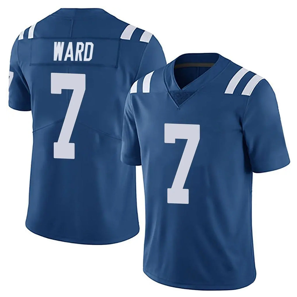 Qdoa IN.Colts #7 Charvarius Ward Sr. Player Royal Limited Vapor Untouchable Home Game Stitched Jerseys