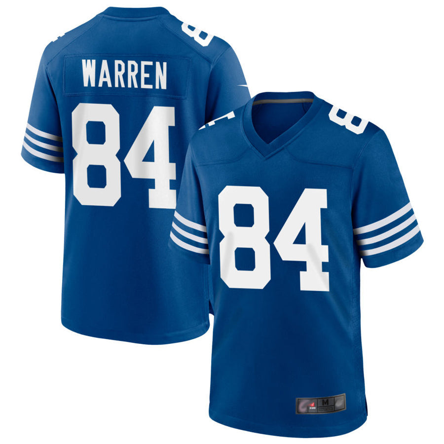 Qdoa IN.Colts #84 Tyler Warren Player Royal Limited Game Stitched Jerseys
