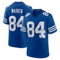 Qdoa IN.Colts #84 Tyler Warren Player Royal Limited Home Game Stitched Jerseys