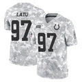 Qdoa IN.Colts #97 Laiatu Latu Player Arctic Camo Salute To Service Limited Game Stitched Jerseys