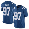 Qdoa IN.Colts #97 Laiatu Latu Player Royal Limited Vapor Untouchable Home Game Stitched Jerseys