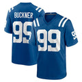 Qdoa IN.Colts #99 DeForest Buckner Player Royal Home Game Stitched Jerseys