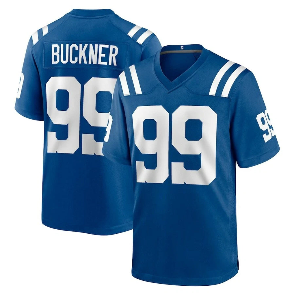 Qdoa IN.Colts #99 DeForest Buckner Player Royal Home Game Stitched Jerseys
