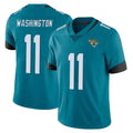 Qdoa J.Jaguars #11 Parker Washington Player Teal Vapor Untouchable Limited Home Game Stitched Jerseys