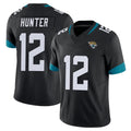 Qdoa J.Jaguars #12 Travis Hunter Player Black Vapor F.U.S.E. Limited Home Game Stitched Jerseys