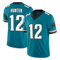 Qdoa J.Jaguars #12 Travis Hunter Player Teal Prowler Throwback Vapor F.U.S.E. Limited Home Game Stitched Jerseys
