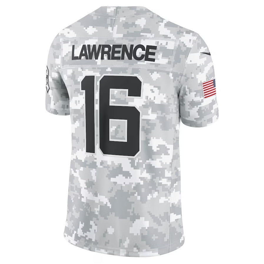 Qdoa J.Jaguars #16 Trevor Lawrence Arctic Camo 2024 Salute to Service Limited Stitched Jerseys