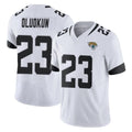 Qdoa J.Jaguars #23 Foyesade Oluokun Player White Vapor F.U.S.E. Limited Home Game Stitched Jerseys