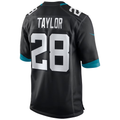 Qdoa J.Jaguars #28 Fred Taylor Black Retired Player Alternate Game Stitched Jerseys