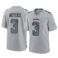 Qdoa J.Jaguars #3 Jakobi Meyers Player Gray Atmosphere Fashion Home Game Stitched Jerseys