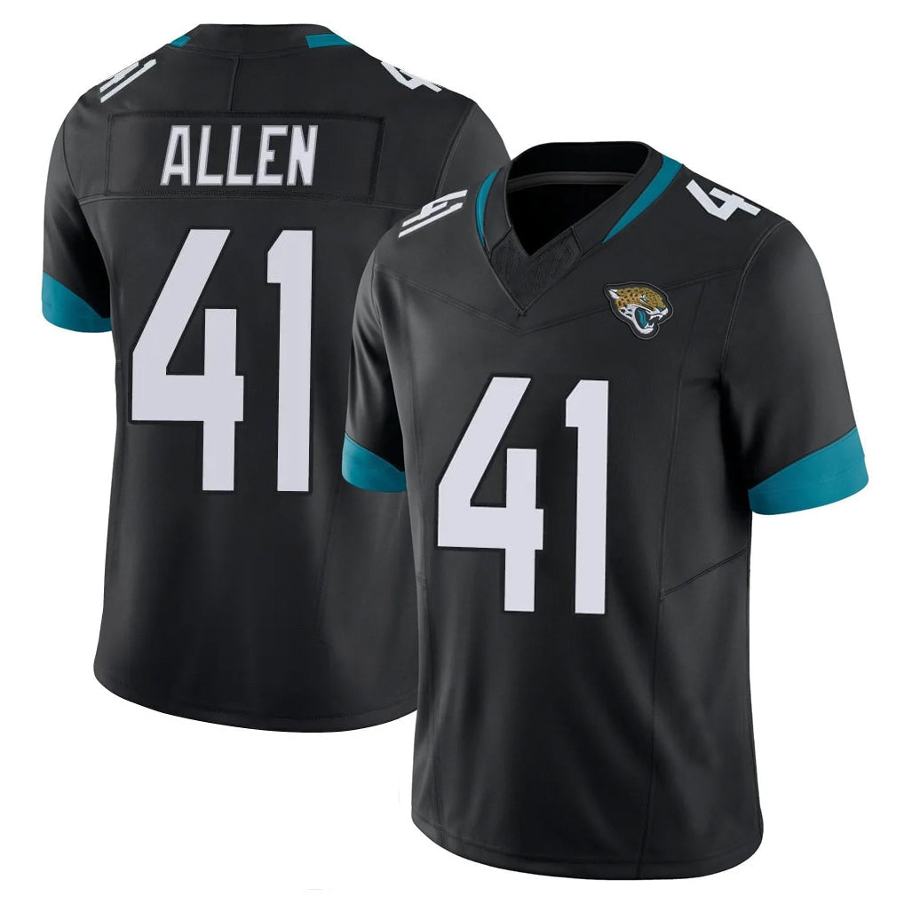 Qdoa J.Jaguars #41 Josh Hines-Allen Player Black Vapor F.U.S.E. Limited Home Game Stitched Jerseys