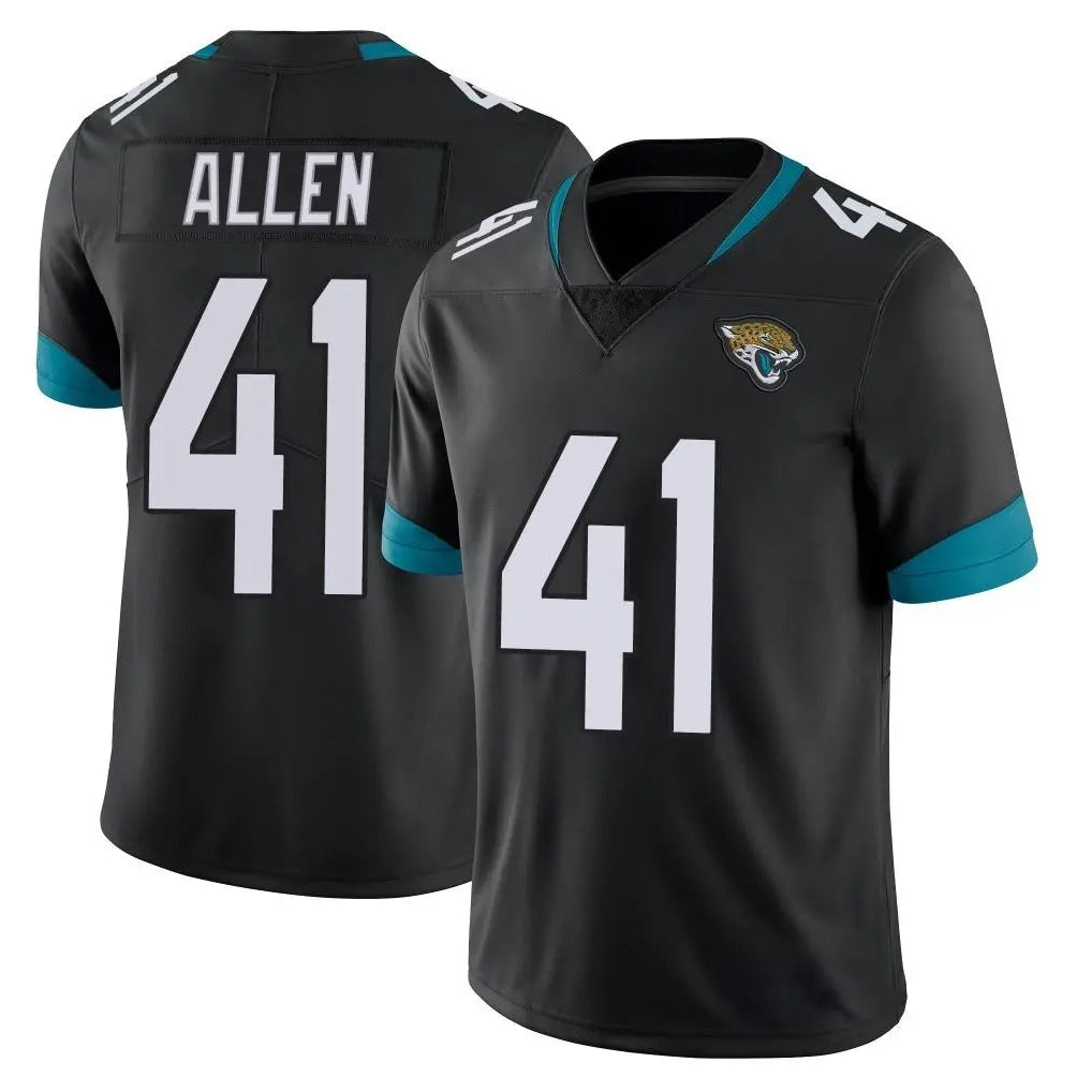 Qdoa J.Jaguars #41 Josh Hines-Allen Player Black Vapor Untouchable Limited Home Game Stitched Jerseys