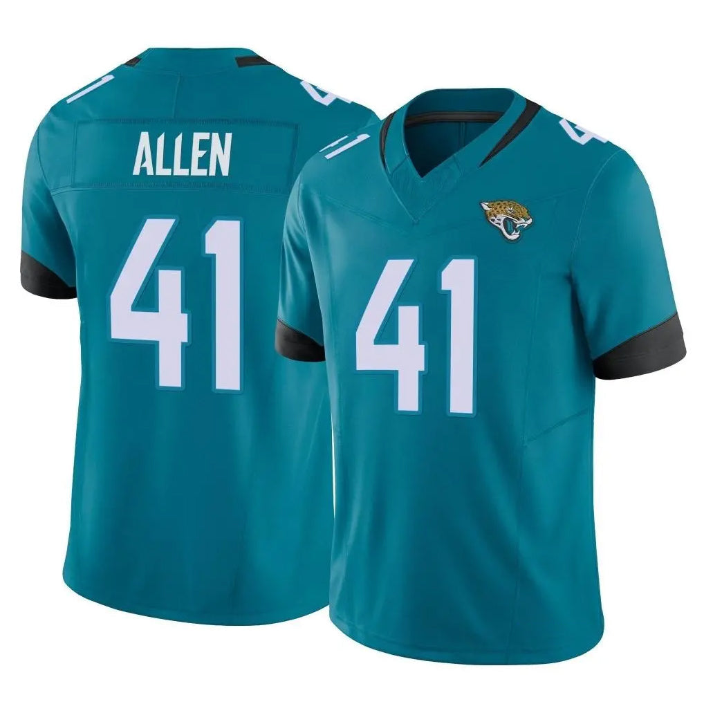 Qdoa J.Jaguars #41 Josh Hines-Allen Player Teal Vapor F.U.S.E. Limited Home Game Stitched Jerseys