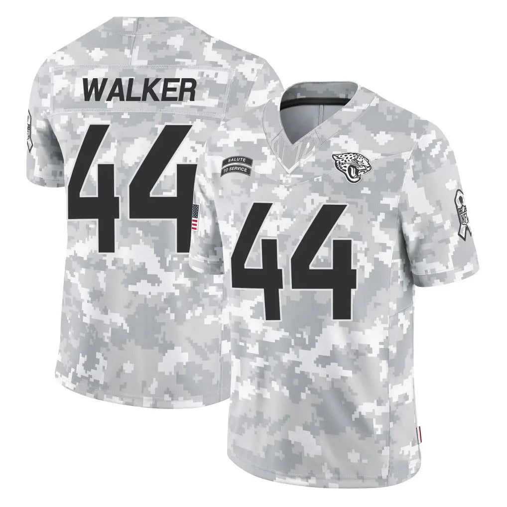 Qdoa J.Jaguars #44 Travon Walker Player Arctic Camo Salute To Service Limited Game Stitched Jerseys