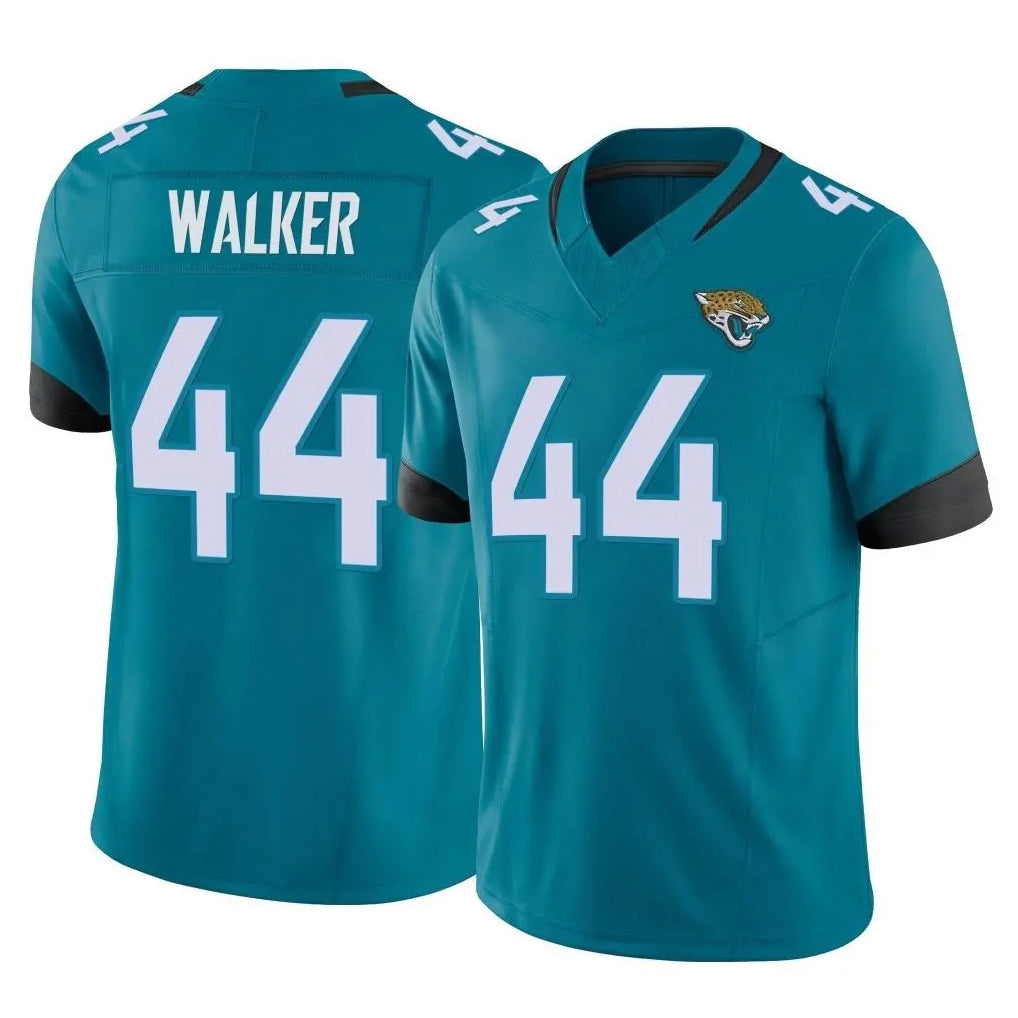 Qdoa J.Jaguars #44 Travon Walker Player Teal Vapor F.U.S.E. Limited Home Game Stitched Jerseys