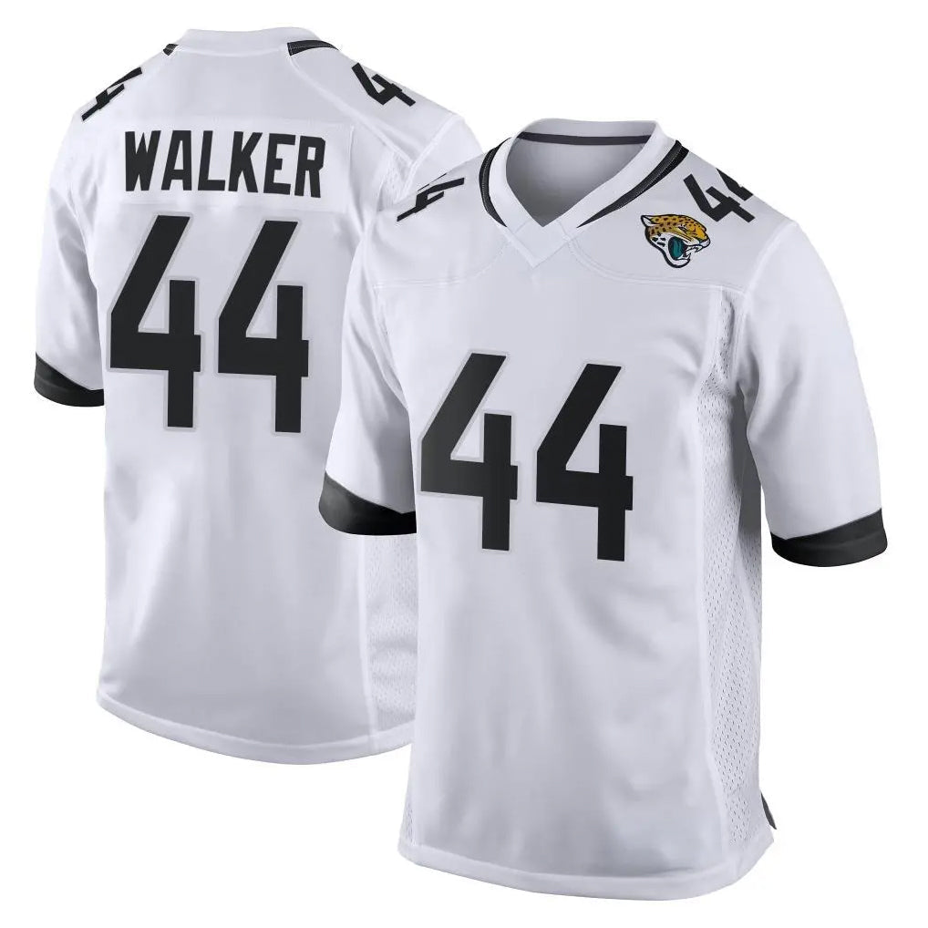 Qdoa J.Jaguars #44 Travon Walker Player White Home Game Stitched Jerseys