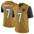 Qdoa J.Jaguars #7 Brian Thomas Jr. Player Gold Vapor Limited Home Game Stitched Jerseys
