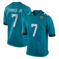 Qdoa J.Jaguars #7 Brian Thomas Jr. Player Teal Home Game Stitched Jerseys