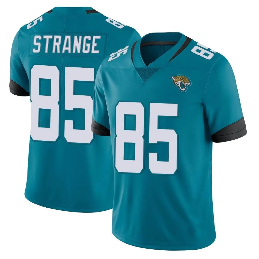 Qdoa J.Jaguars #85 Brenton Strange Player Teal Vapor Untouchable Limited Home Game Stitched Jerseys