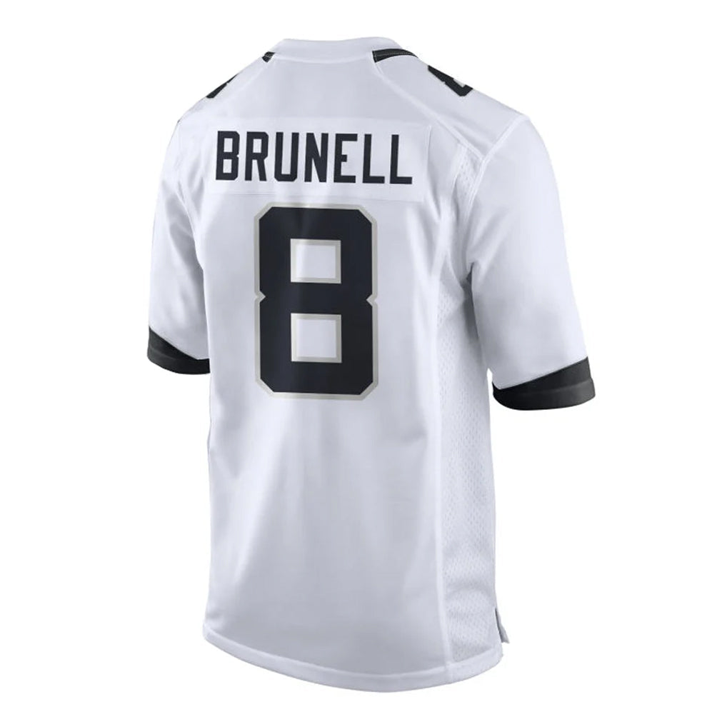 Qdoa J.Jaguars #8 Mark Brunell?Player White Home Game Stitched Jerseys
