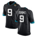 Qdoa J.Jaguars #9 Logan Cooke Player Black Home Game Stitched Jerseys
