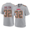 Qdoa KC.Chiefs #32 Nick Bolton Player Gray Limited Game Stitched Jerseys