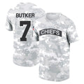 Qdoa KC.Chiefs #7 Harrison Butker Player Salute to Service Hoodies & T-Shirts Stitched Jerseys