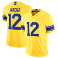 Qdoa LA.Rams #12 Puka Nacua Player Gold Classic Sol Vapor F.U.S.E. Home Game Stitched Jerseys