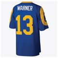 Qdoa LA.Rams #13 Kurt Warner Player Royal Mitchell & Ness Legacy Retired Limited Stitched Jerseys