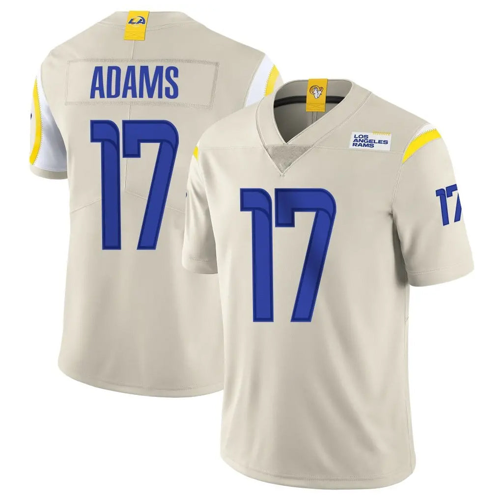 Qdoa LA.Rams #17 Davante Adams Player Bone Limited Vapor Home Game Stitched Jerseys