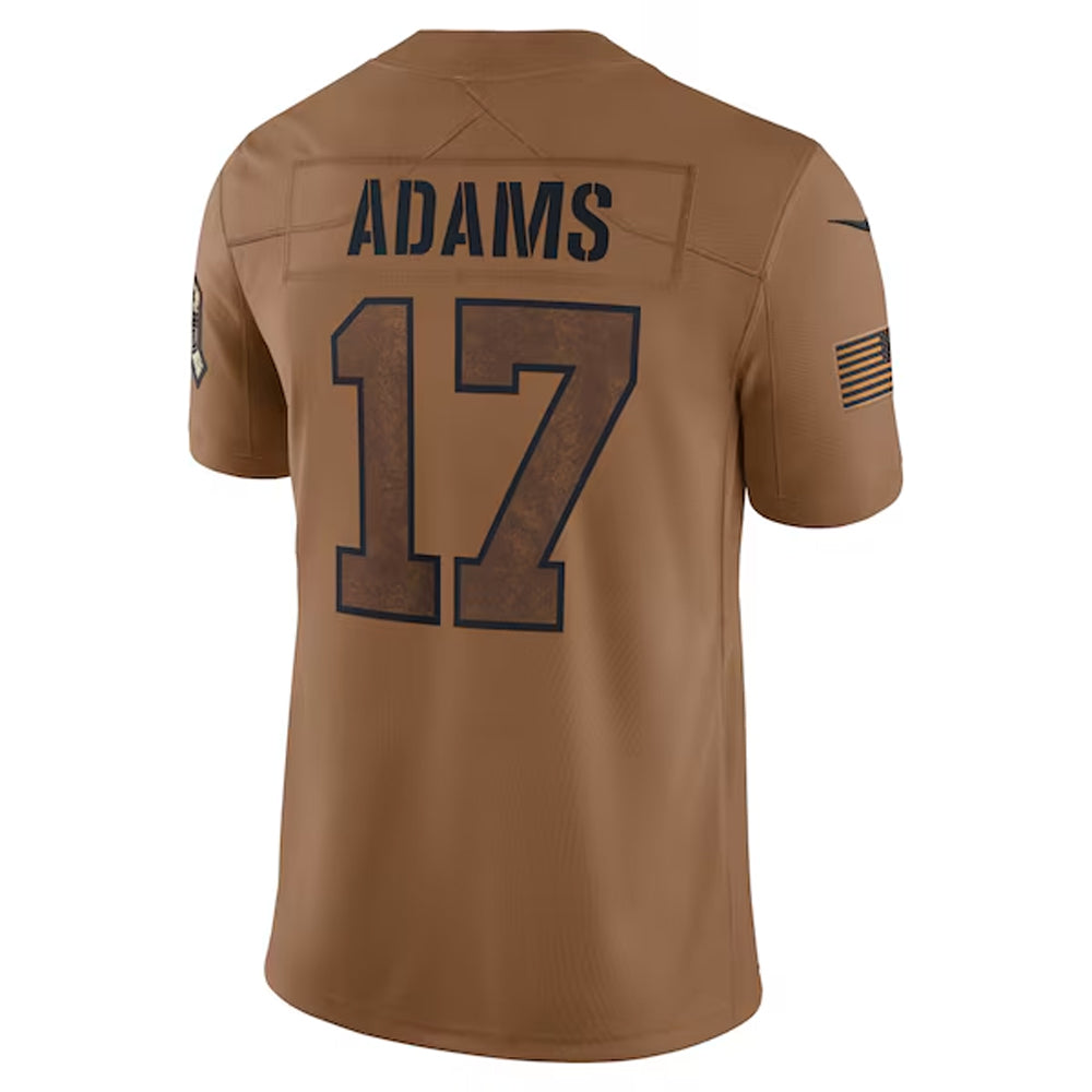 Qdoa LA.Rams #17 Davante Adams Player Brown Salute To Service Limited Stitched Jerseys