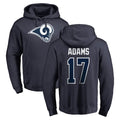 Qdoa LA.Rams #17 Davante Adams Player Navy Pullover Hoodie Limited Game Stitched Jerseys