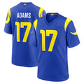 Qdoa LA.Rams #17 Davante Adams Player Royal Limited Home Game Stitched Jerseys