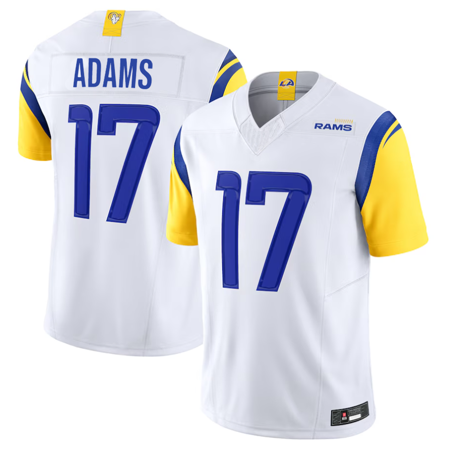 Qdoa LA.Rams #17 Davante Adams Player White F.U.S.E. Limited Stitched Jerseys