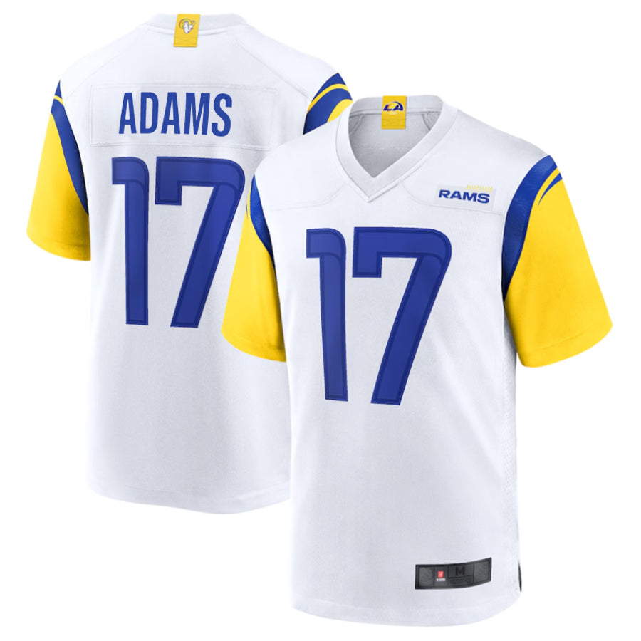 Qdoa LA.Rams #17 Davante Adams Player White Game Stitched Jerseys