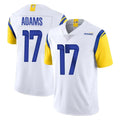 Qdoa LA.Rams #17 Davante Adams Player White Limited Vapor Untouchable Home Game Stitched Jerseys