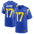 Qdoa LA.Rams #17 Davante Adams Royal Game Player Stitched Jerseys