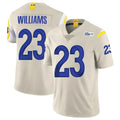 Qdoa LA.Rams #23 Kyren Williams Player Bone Limited Vapor Home Game Stitched Jerseys