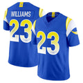 Qdoa LA.Rams #23 Kyren Williams Player Royal Rivalries Vapor Limited Home Game Stitched Jerseys
