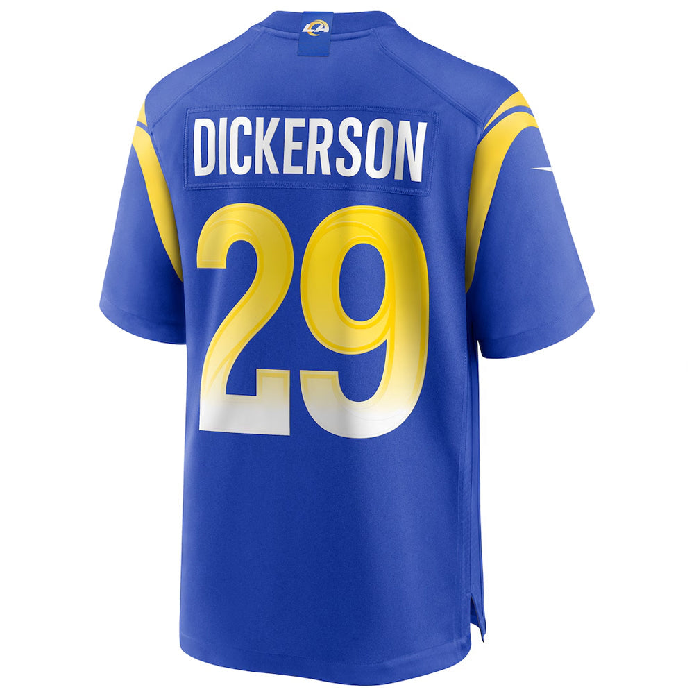 Qdoa LA.Rams #29 Eric Dickerson Player Royal Home Game Stitched Jersey