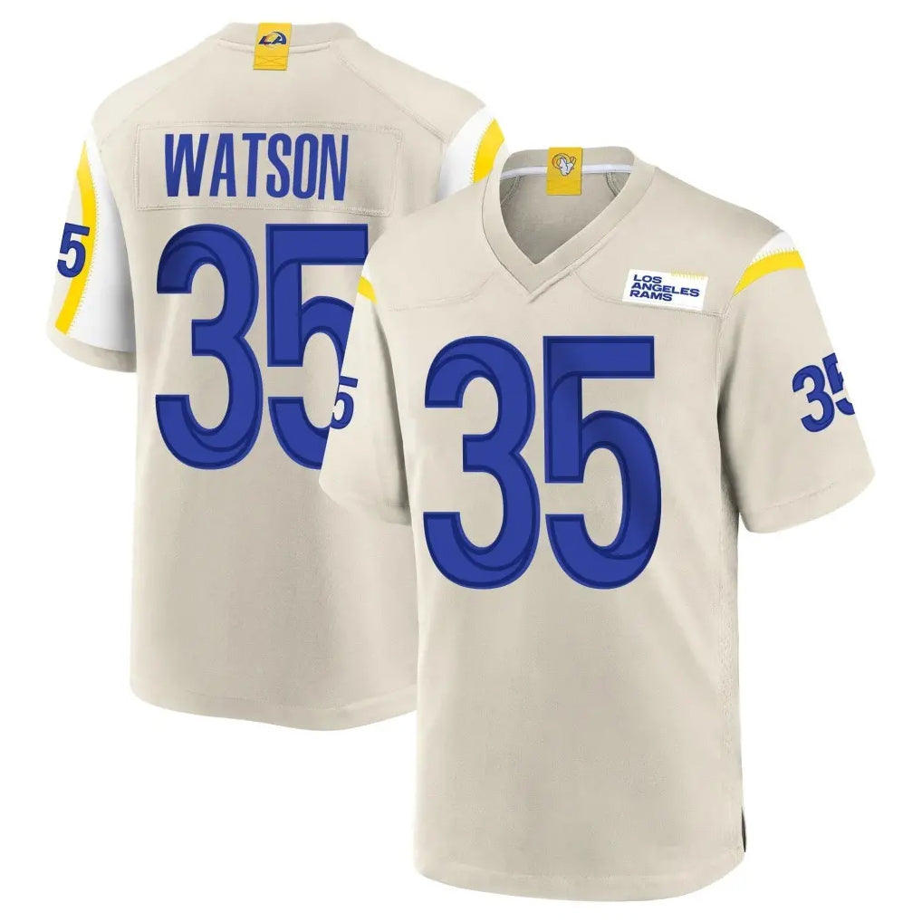 Qdoa LA.Rams #35 Jaylen Watson Player Bone Home Game Stitched Jerseys