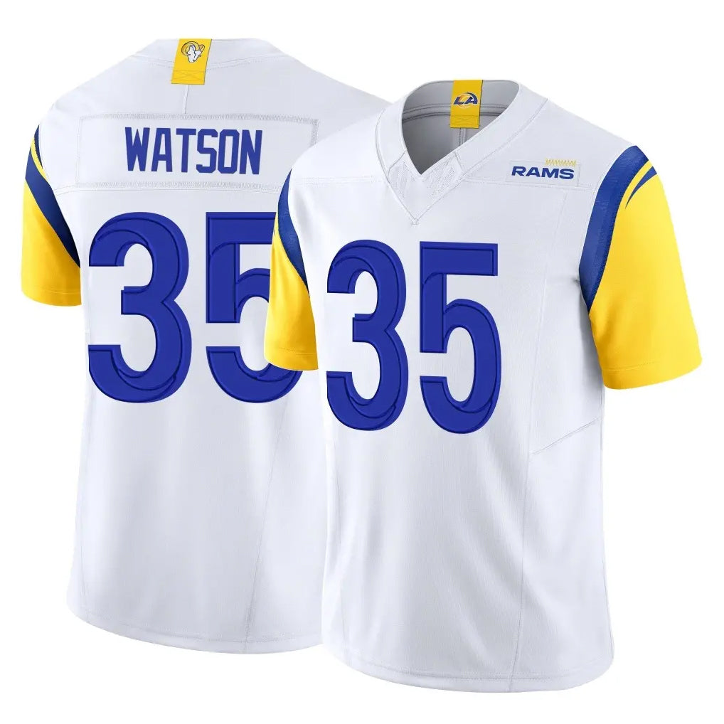Qdoa LA.Rams #35 Jaylen Watson Player White Limited Vapor F.U.S.E. Home Game Stitched Jerseys