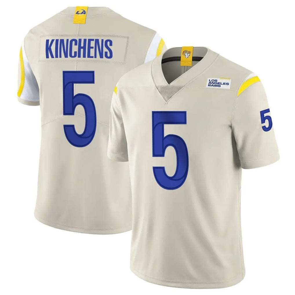 Qdoa LA.Rams #5 Kamren Kinchens Player Bone Limited Vapor Home Game Stitched Jerseys