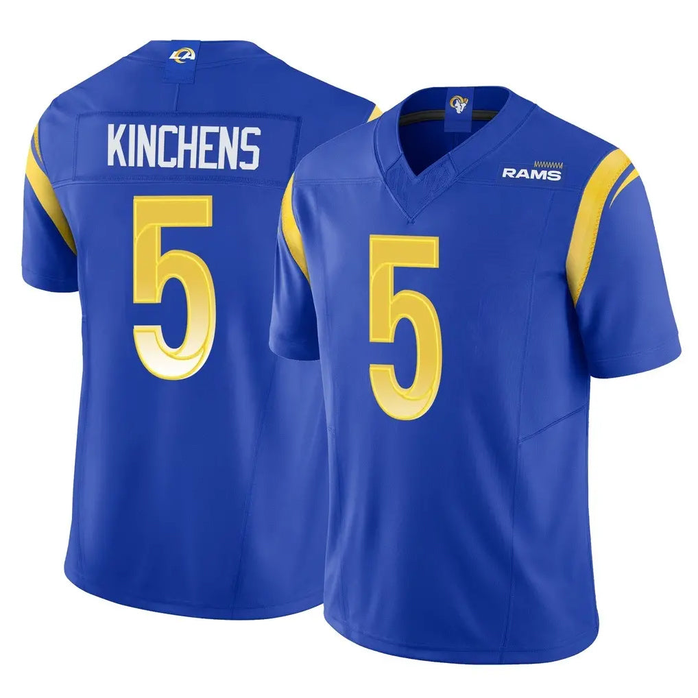 Qdoa LA.Rams #5 Kamren Kinchens Player Royal Limited Vapor F.U.S.E. Home Game Stitched Jerseys