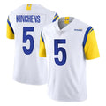 Qdoa LA.Rams #5 Kamren Kinchens Player White Limited Vapor Untouchable Home Game Stitched Jerseys