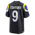 Qdoa LA.Rams #9 Matthew Stafford Player Midnight Blue Rivalries Collection Game Stitched Jerseys