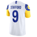 Qdoa LA.Rams #9 Matthew Stafford White Vapor F.U.S.E. Stitched Limited Jerseys