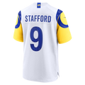 Qdoa LA.Rams #9 Matthew Stafford White White Game Player Stitched Jerseys